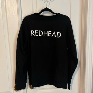 Brunette the label “Redhead” sweatshirt